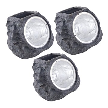 Eglo 48505 - SET 3x LED solar lighting 3xLED/0,06W