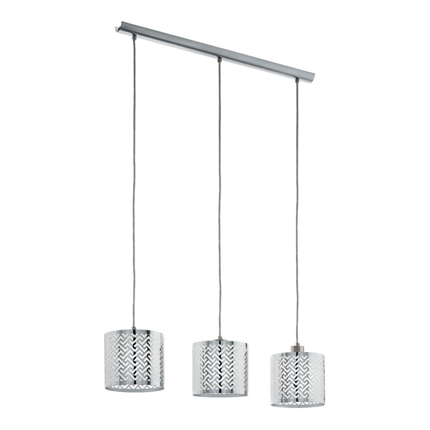 Eglo 49166 - Chandelier on a string LEAMINGTON 1 3xE27/60W/230V