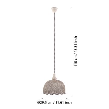 Eglo - Pendant light 1xE27/60W