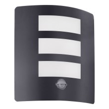 Eglo 74018 - Outdoor wall light with a sensor RASCINO 1xE27/40W/230V IP44