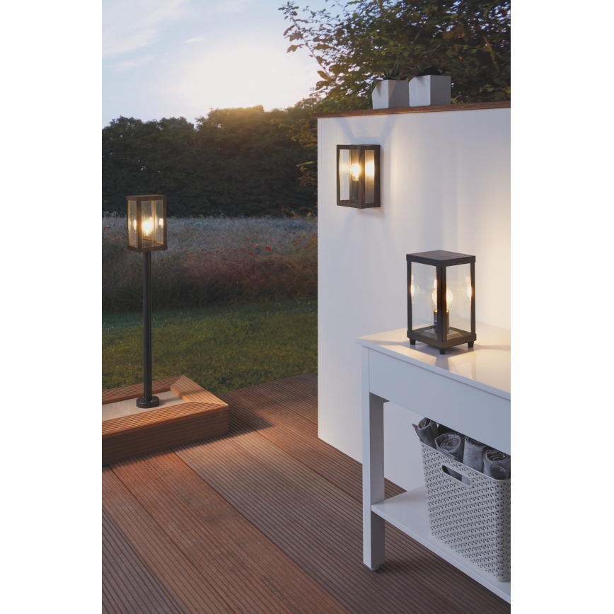 Eglo 780427 - Outdoor wall light ALGECIRAS 1xE27/60W/230V IP44 black