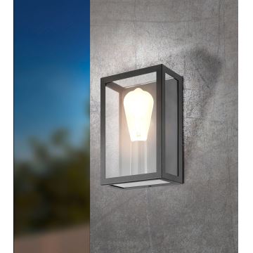 Eglo 780427 - Outdoor wall light ALGECIRAS 1xE27/60W/230V IP44 black