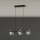 Eglo 780478 - Chandelier on a string CALERINO 3xE27/40W/230V black