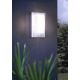Eglo 79213 - Outdoor wall light with a sensor VERRES 1xE27/12W/230V IP44 matte chrome