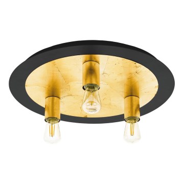 Eglo 79451 - Ceiling light BONASORT 3xE27/60W/230V gold