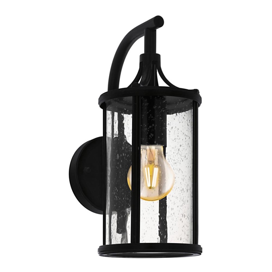 Eglo 79572 - Outdoor wall light SANTA FLAVIA 1xE27/60W/230V IP44 black