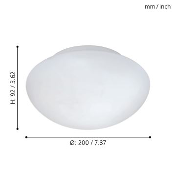 Eglo - Ceiling light 1xE27/60W/230V