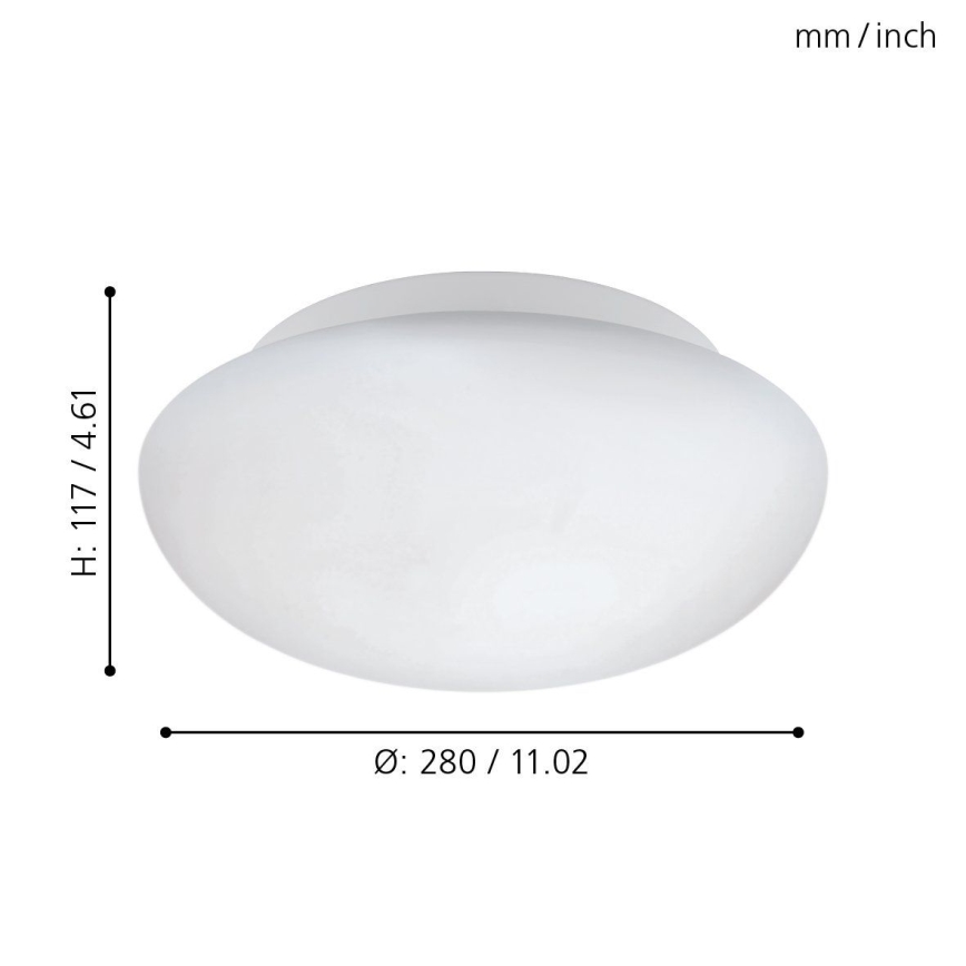 Eglo - Ceiling light 1xE27/60W/230V