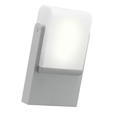 EGLO 89576 - Outdoor wall light CARACAS 1xE27/22W/230V silver IP44