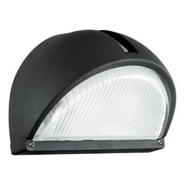 EGLO - Outdoor wall light 1xE27/60W black IP44