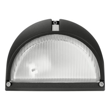 EGLO - Outdoor wall light 1xE27/60W black IP44