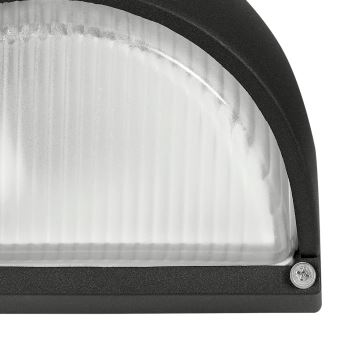 EGLO - Outdoor wall light 1xE27/60W black IP44