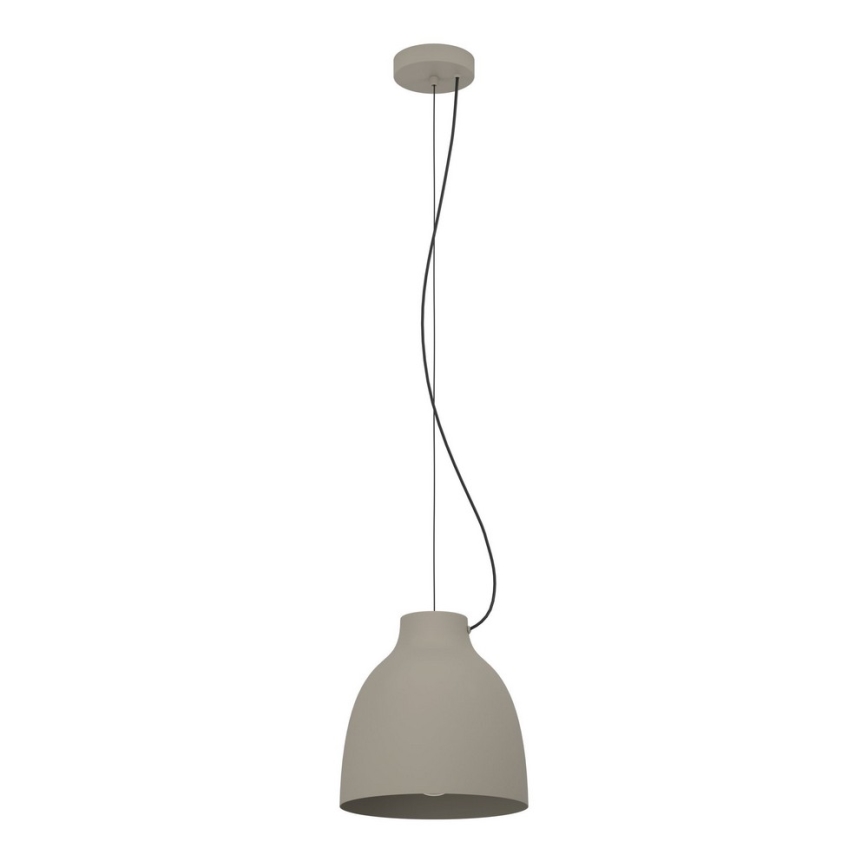 Eglo - Chandelier on a string 1xE27/40W/230V grey