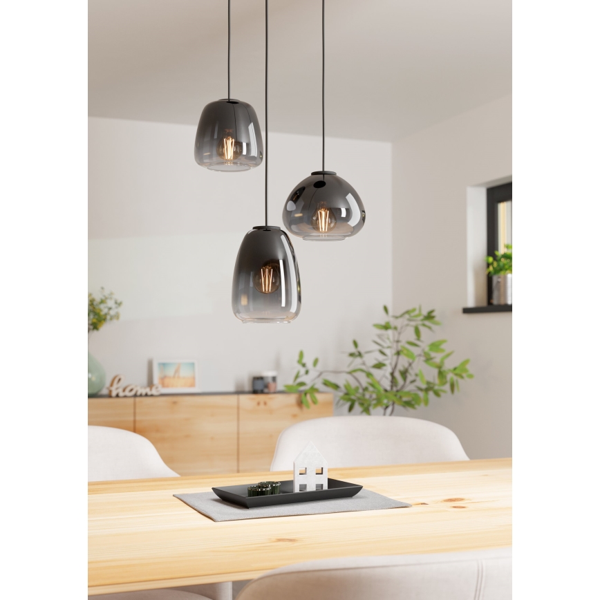 Eglo  - Chandelier on a string 3xE27/40W/230V d. 43 cm