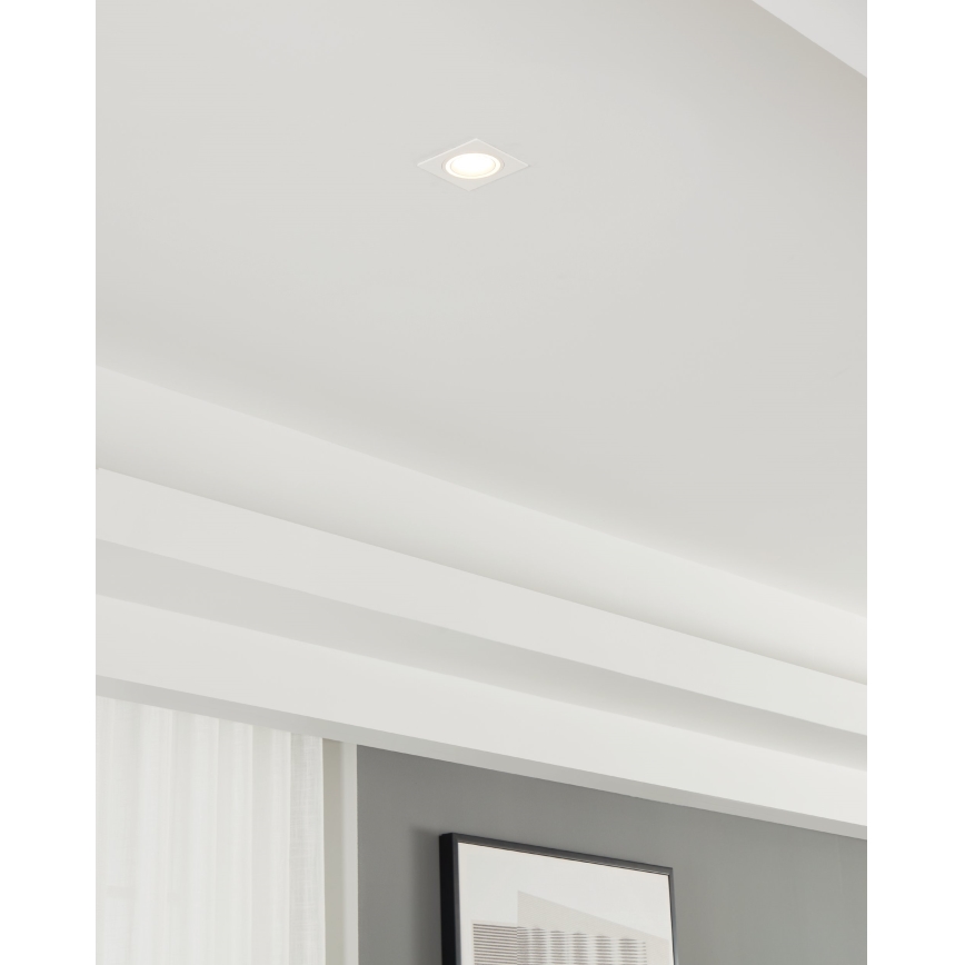 Eglo - Recessed light 1xGU10/35W/230V white