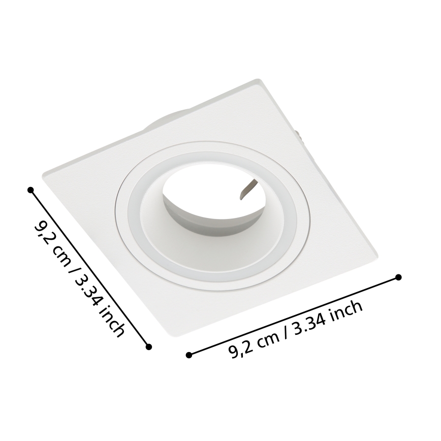 Eglo - Recessed light 1xGU10/35W/230V white