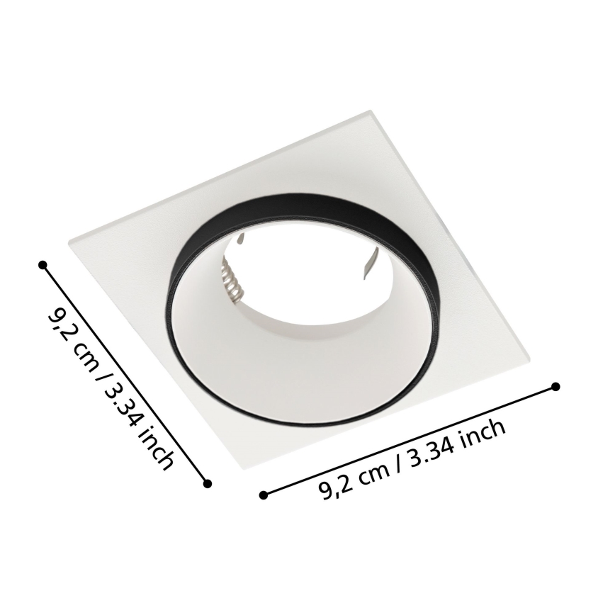 Eglo - Recessed light 1xGU10/35W/230V white