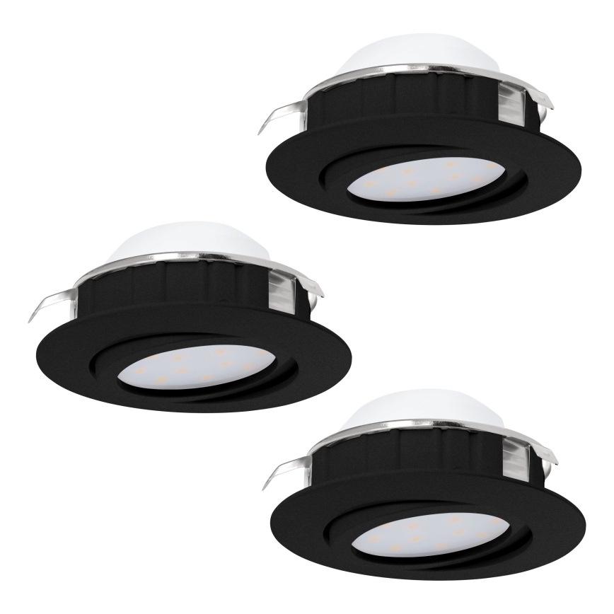 Eglo - SET 3x LED Dimmable recessed light PINEDA LED/5,5W/230V