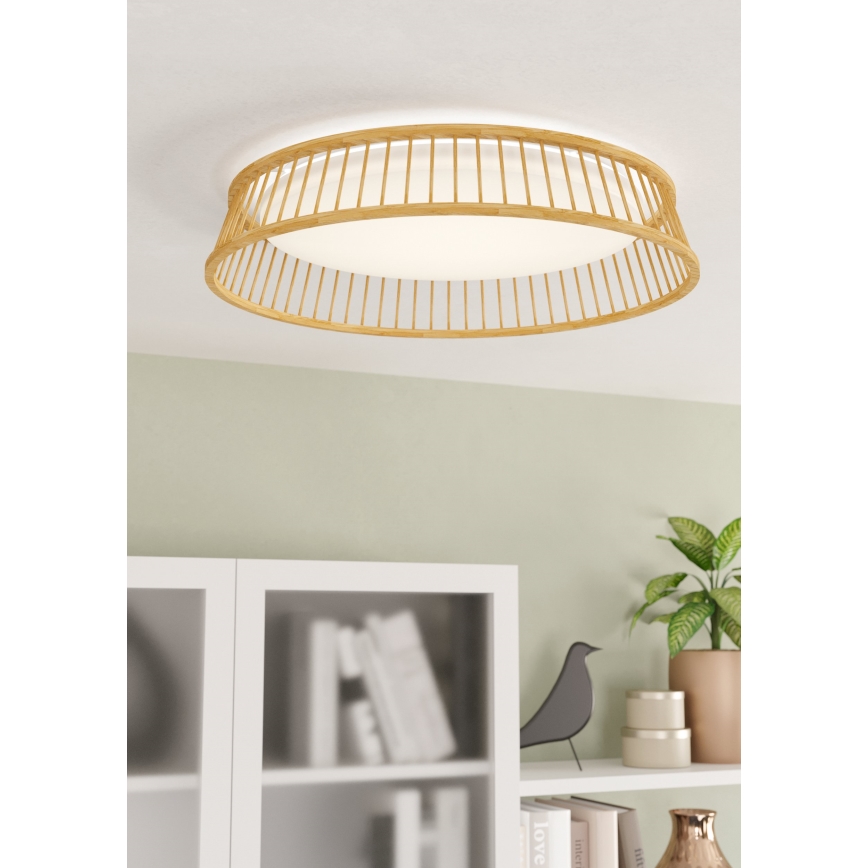 Eglo - LED Ceiling light LED/20W/230V brown