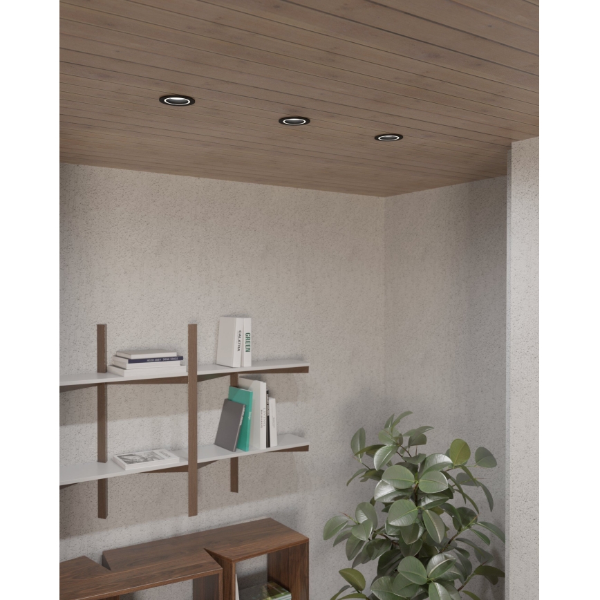 Eglo - Recessed light 1xGU10/35W/230V anthracite