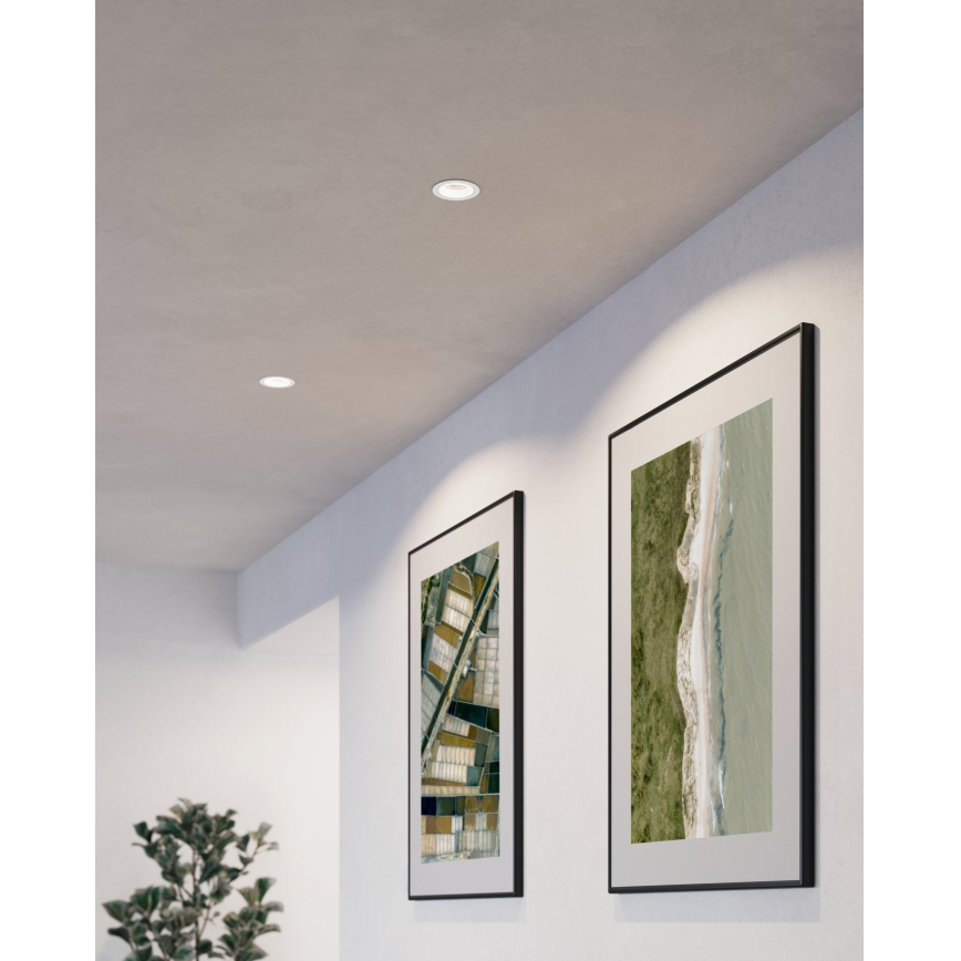 Eglo - Recessed light 1xGU10/35W/230V white