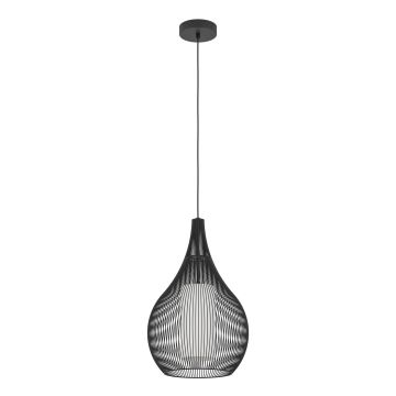 Eglo - Chandelier on a string 1xE27/40W/230V black