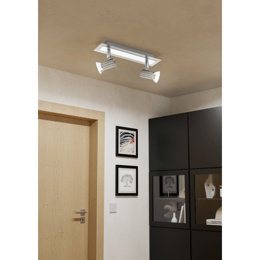 EGLO - Wall ceiling light 2xGU10/LED/3W