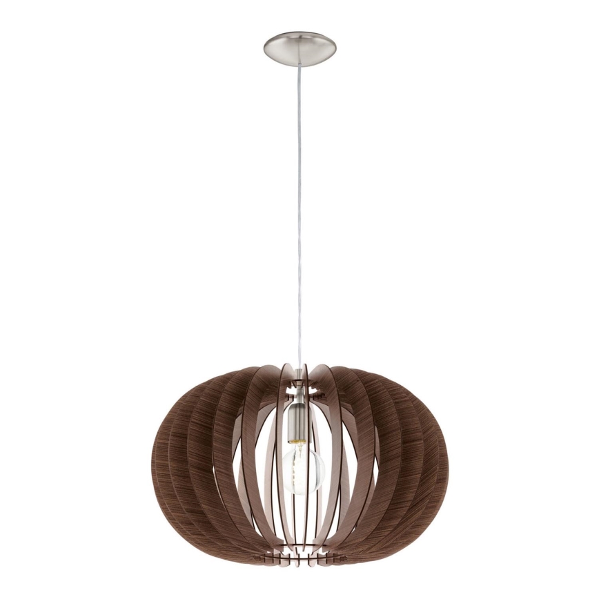 Eglo 95025 - Chandelier on a string STELLATO 3xE27/40W/230V brown