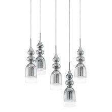 Eglo 95561 - LED chandelier BOLANOS 5xGU10-LED/4W/230V