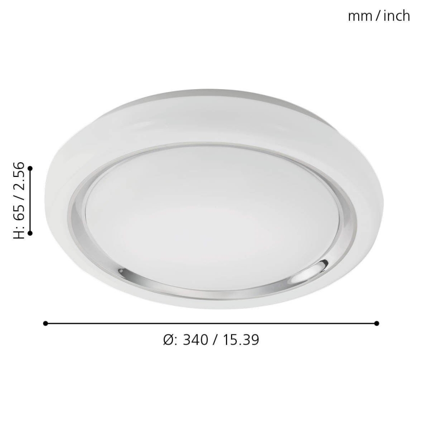 Eglo - LED ceiling light LED/18W/230V