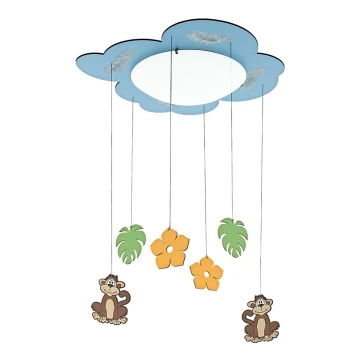 Eglo 96947 - Children's ceiling light LOUIE 1xE27/42W/230V