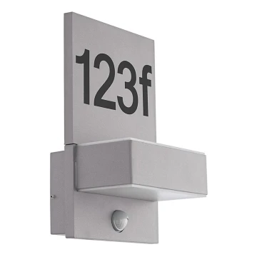 Eglo 97127 – LED House Number with a Sensor ARDIANO 2×LED/5.6W/230V IP44