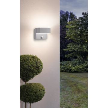 Eglo - LED Outdoor Wall Lighting with sensor 2xLED/5,6W/230V