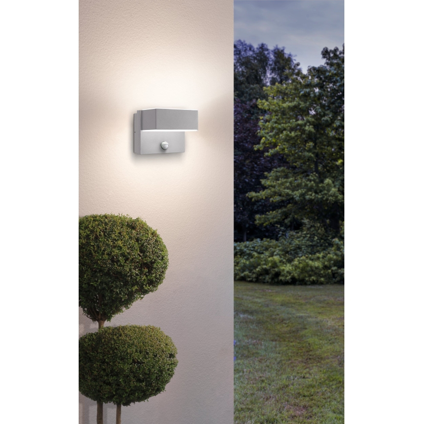 Eglo - LED Outdoor Wall Lighting with sensor 2xLED/5,6W/230V