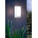 Eglo - Outdoor wall light with a sensor 1xE27/12W/230V IP44 matte chrome