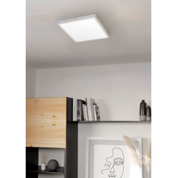 Eglo - LED ceiling light 1xLED/25W/230V white angular 4000K