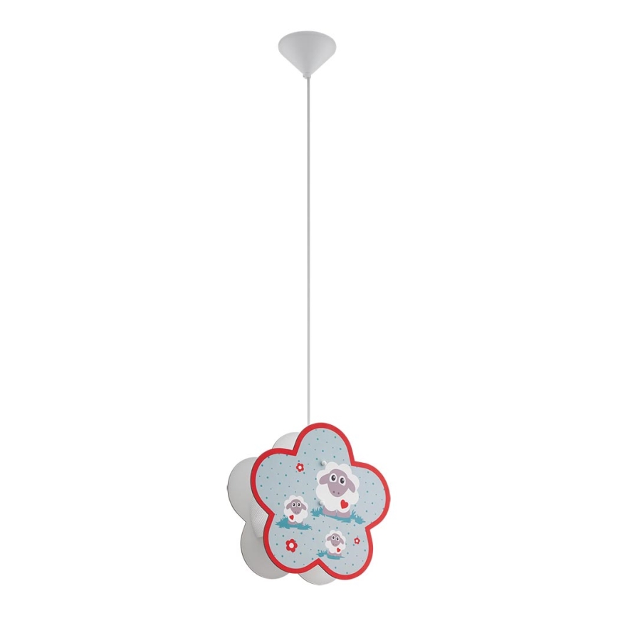 Eglo 97706 - Children's pendant chandelier on a wire LALELU 1xE27/60W/230V