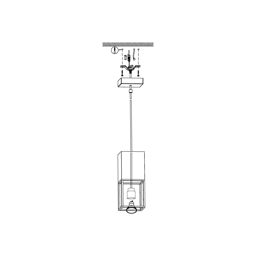 Eglo - LED chandelier on a string 1xGU10/5W/230V