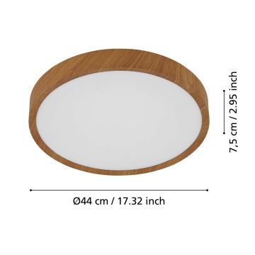 Eglo - LED Ceiling light LED/33,5W/230V