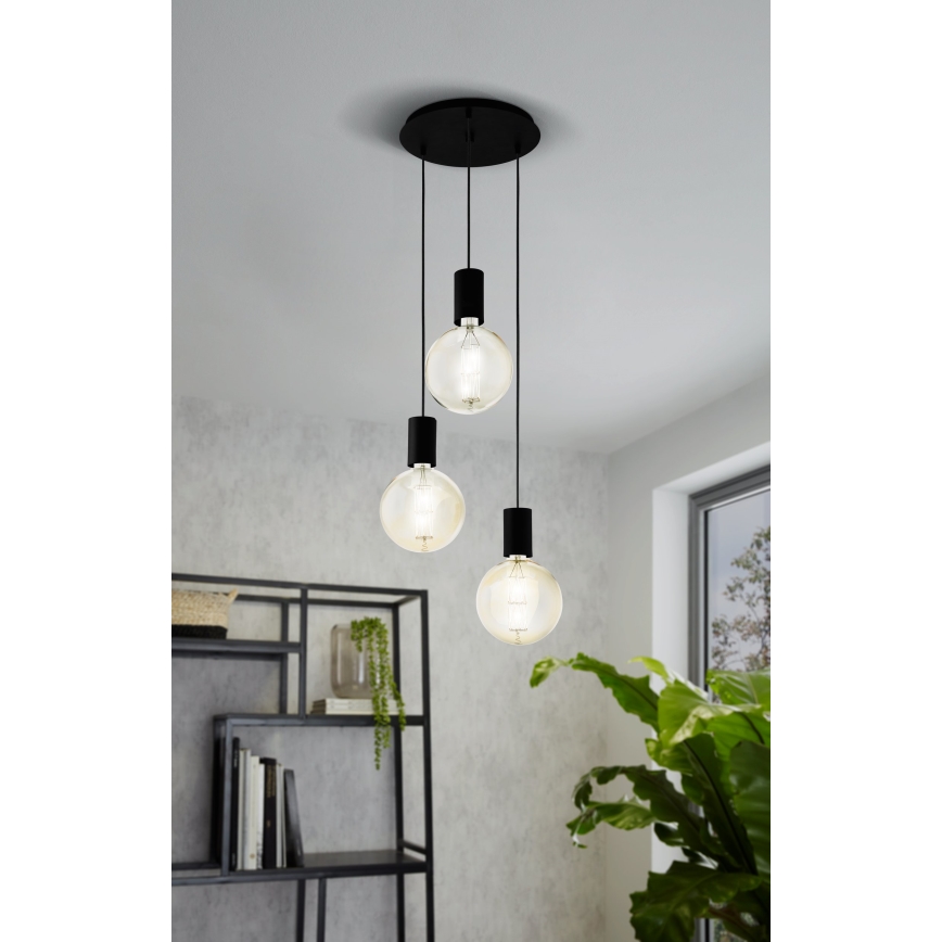 Eglo - Chandelier on a string 3xE27/40W/230V