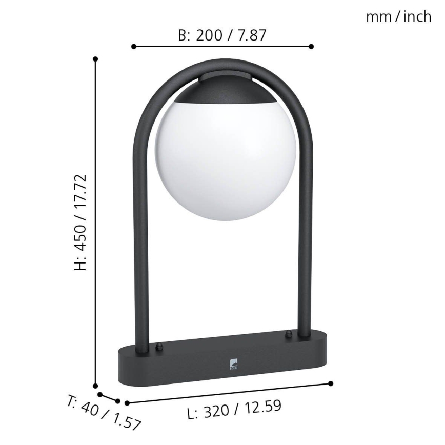 Eglo - Outdoor lamp 1xE27/28W/230V IP44