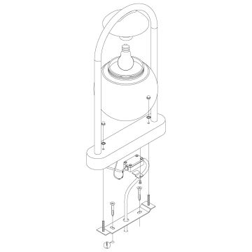 Eglo - Outdoor lamp 1xE27/28W/230V IP44