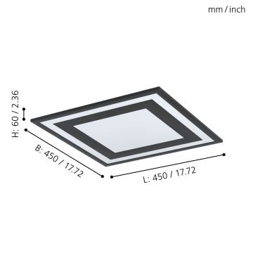 Eglo - LED Ceiling light LED/24W/230V