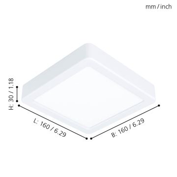 Eglo - LED Ceiling light  LED/10,5W/230V