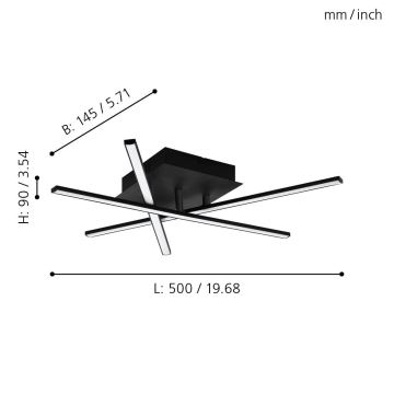 Eglo - LED Ceiling light LED/3.5W/230V