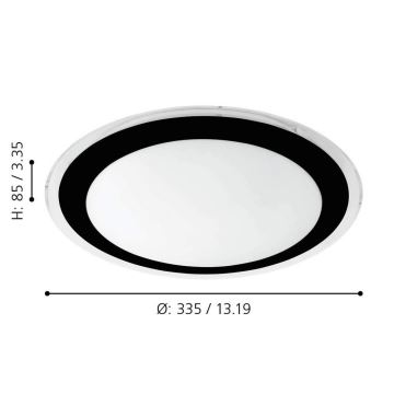 Eglo - LED Ceiling light LED/18W/230V