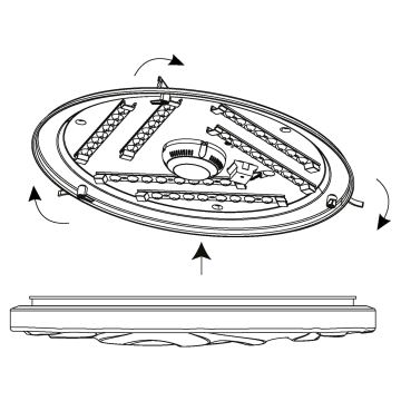 Eglo - LED Ceiling light LED/36W/230V