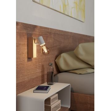 Eglo - Wall spotlight 1xE27/10W/230V - FSC certified