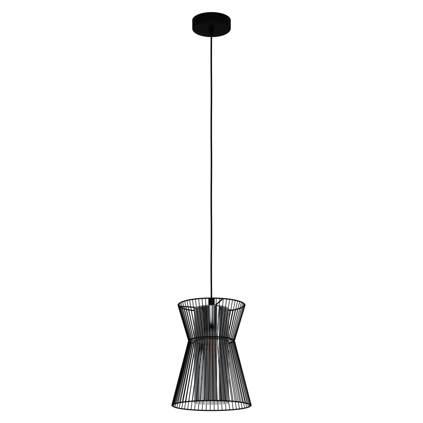 Eglo - Chandelier on a string 1xE27/40W/230V black