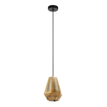 Eglo - Chandelier on a string 1xE27/28W/230V diameter 20 cm golden